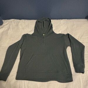 American Eagle green hooded sweatshirt. Size small